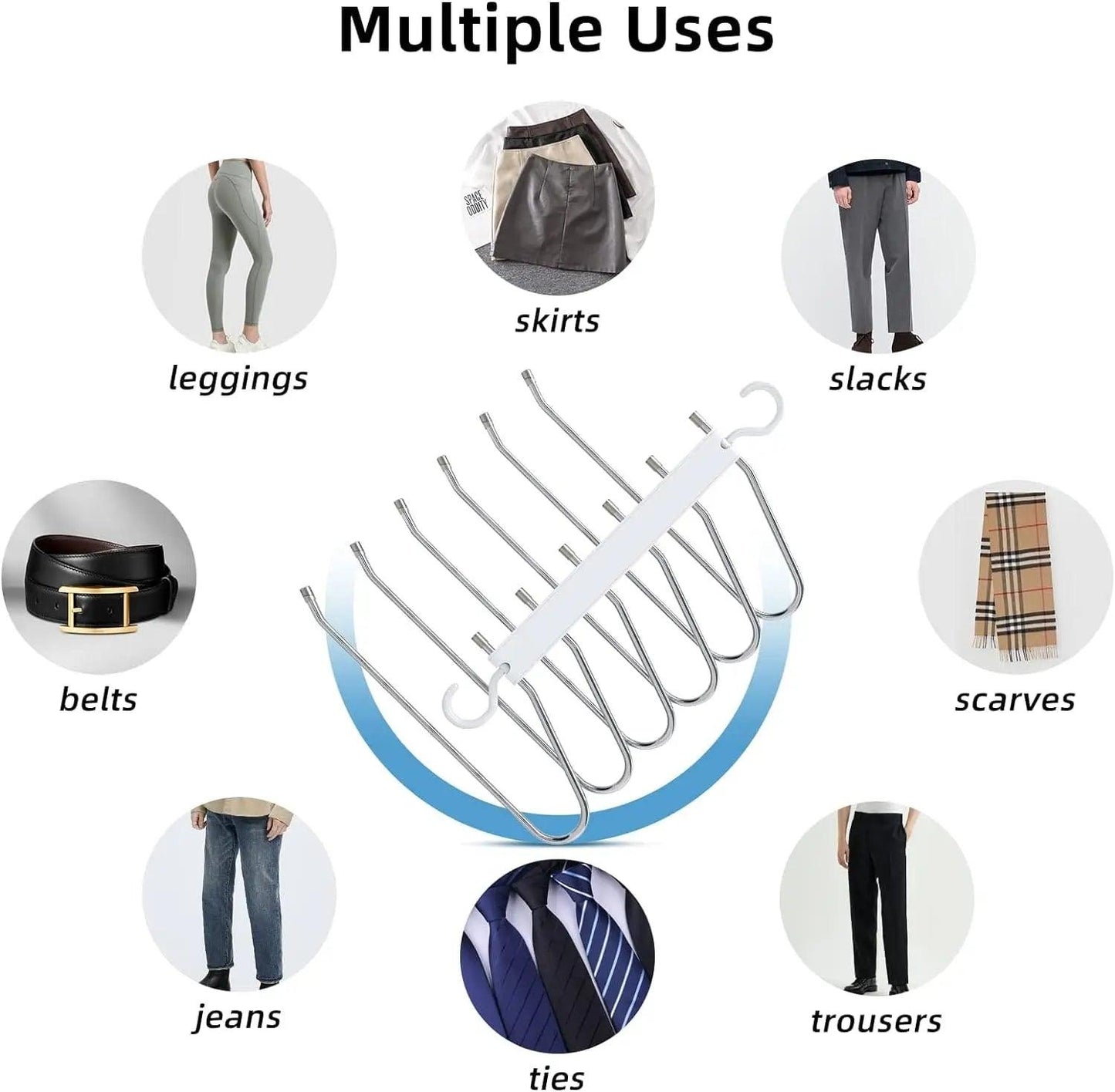 5 Pants Hanger Rack Slack Trousers Hanger - SHOP FAST 5 Pants Hanger Rack Slack Trousers Hanger
