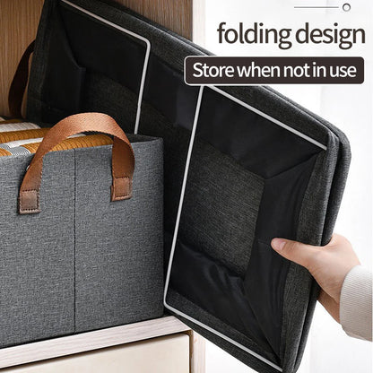 Large Steel frame organizer for Clothing with Handle Foldable
